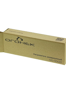 Нагреватель для аквариума 150л с терморегулятором 150Вт Огонёк OG-HOG07