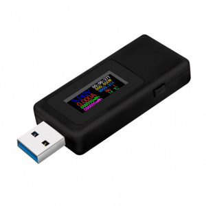 KEWEISI KWS-MX19 Черный USB тестер QC3.0 (4-30В, 5.5А)