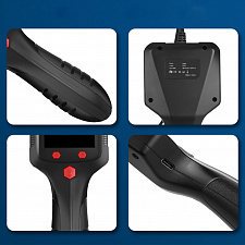 Видео эндоскоп гибкая камера с экраном 2.4 дюйма с подсветкой Орбита OT-SME16