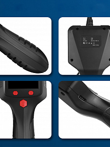 Видео эндоскоп гибкая камера с экраном 2.4 дюйма с подсветкой Орбита OT-SME16