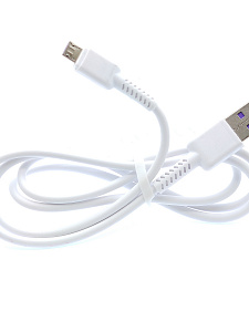 Орбита OT-SMM56 Белый кабель USB 3A (microUSB) 1м