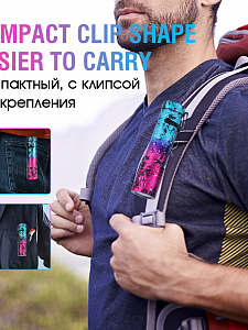 BORUIT V8 Голубой/Фиолетовый фонарь ручной