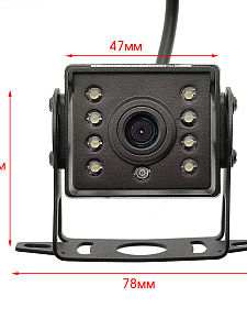 Автомобильная камера AHD 2Mp заднего вида для грузового и коммерческого транспорта TDS TS-CAV28