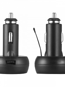 Автомобильное зарядное устройство QC 3.0 с вольтметром и термометром TDS TS-CAU73