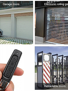 Пульт брелок универсальный для ворот, шлагбаумов, роллет частотой 433 МГц TDS TS-CAS06