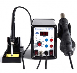 Помощник PM-INP05 станция паяльная (фен+паяльник)