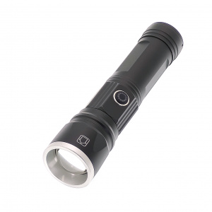 Патриот PT-FLR38 Черный фонарь ручной (1L, 18650.,ZOOM)