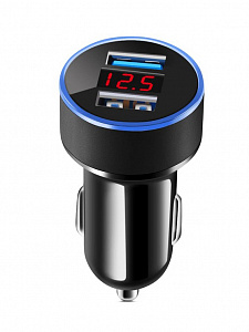 Зарядка в прикуриватель для автомобиля 2*USB TDS TS-CAU69