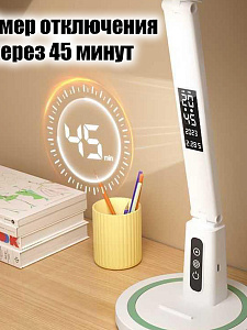 Лампа настольная для школьника с таймером Огонёк OG-LDP41B