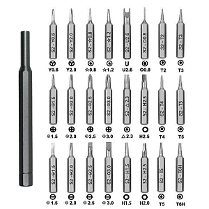 Отвертка с набором бит для точечных работ 25 в 1 Патриот PT-INO07