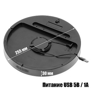 Часы настенные электронные с температурой, влажностью и пультом Орбита OT-CLW15 Зеленые