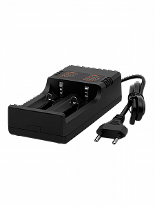 Зарядное устройство для аккумуляторов 18650 на 2 слота Орбита OT-APZ16