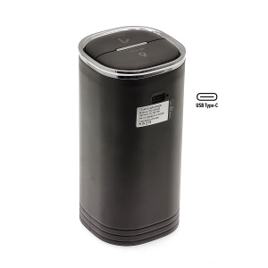 Помпа для воды 19л электрическая со складным носиком универсальная Огонёк OG-HOG10 Черная