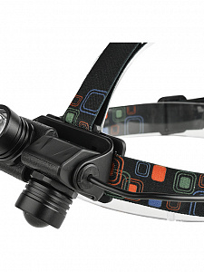 Патриот PT-FLG10 фонарь налобный (2L, 2*18650.,ZOOM)