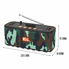 Fepe FP-88 радиоприёмник аккумуляторный (USB,TF,Bluetooth)