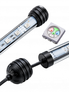 Светильник лампа для аквариума светодиодная RGB Огонек OG-LDP03 (180мм)