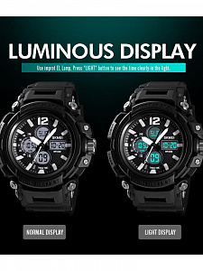 Skmei 1498 Черные/Красный часы наручные детские