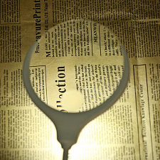 Лупа настольная с подсветкой на гибкой ноге с прищепкой 2 в 1 Орбита OT-INL51