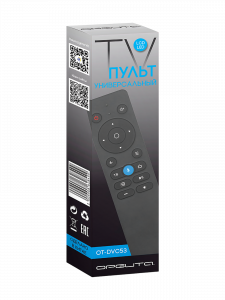 Пульт ду универсальный для телевизоров с голосовым поиском Орбита OT-DVC53
