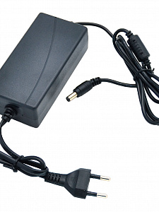 Блок питания 12В 3А универсальный адаптер сетевой со штекером 5.5х2.5 мм Орбита OT-APB41 Черный