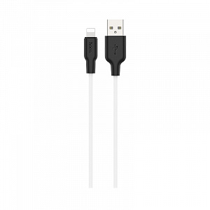 HOCO X21Plus Белый кабель USB 2.4A (iOS Lighting) 2м