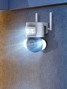 Камера видеонаблюдения уличная с сим картой и микрофоном 4 Mp Орбита OT-VNI52