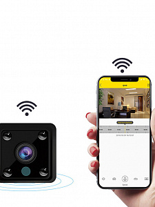 Беспроводная мини IP камера видеонаблюдения Wi-Fi Орбита OT-VNG11