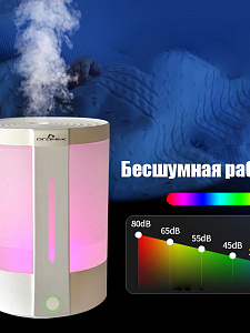 Увлажнитель воздуха для дома настольный с подсветкой Огонёк 2л OG-HOM08