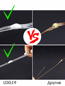 Умная светодиодная гирлянда 10 метров Bluetooth Огонёк OG-LDG19