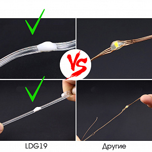 Умная светодиодная гирлянда 10 метров Bluetooth Огонёк OG-LDG19