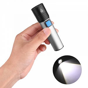 Фонарь ручной аккумуляторный, карманный Следопыт ST-FLR11