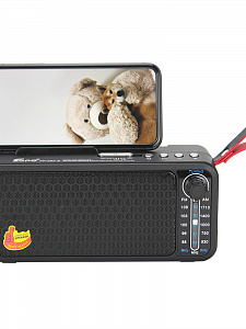 Fepe FP-263-S радиоприёмник аккумуляторный (USB,TF,Bluetooth, солнч. панель)