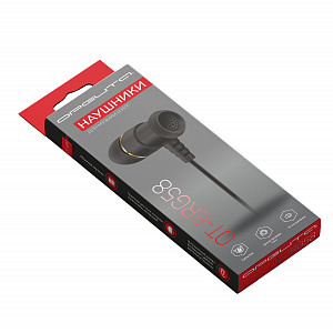 Орбита OT-ERG58 Черные наушники-гарнитура (3.5мм)