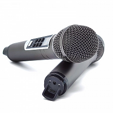 SDRD SD-128 Серая Караоке система (2 микр, Bluetooth 4.2) МЯТАЯ УПАКОВКА