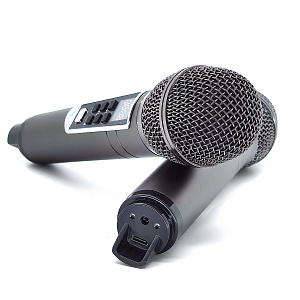 SDRD SD-128 Серая Караоке система (2 микр, Bluetooth 4.2) МЯТАЯ УПАКОВКА