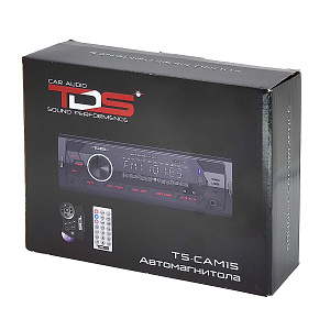 TDS TS-CAM15 автомагнитола+пульт на руль (радио,USB,bluetooth)