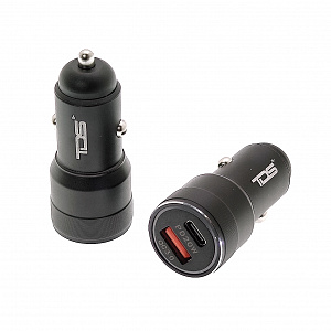 Зарядка в прикуриватель PD/QC 3.0 TDS TS-CAU55