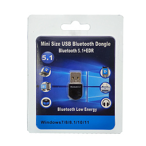 Bluetooth адаптер 5.1 для ПК и ноутбука Орбита OT-PCB16 Черный