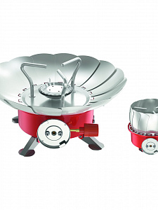 Плитка газовая туристическая с ветрозащитой Огонек OG-TRD03