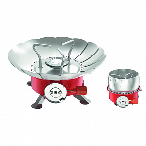 Плитка газовая туристическая с ветрозащитой Огонек OG-TRD03