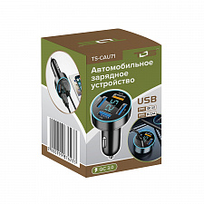 Зарядка в прикуриватель для автомобиля 4*USB TDS TS-CAU71