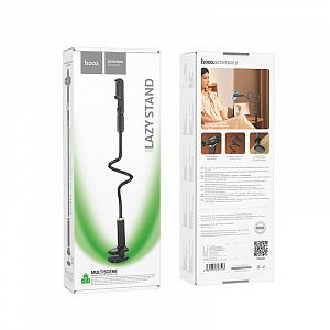 HOCO HD4 Черный держатель сматрфона настольный/прищепка