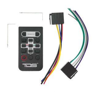 Магнитола для авто 1 DIN с пультом с Bluetooth, AUX, USB универсальная TDS TS-CAM20