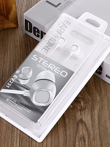 ELMCOEI EV-231 Белые наушники-гарнитура (3.5мм)