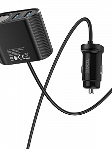 HOCO Z35A Черный ЗУ авто USB (5B,2400mA)
