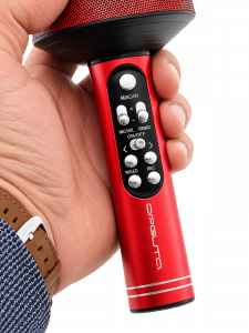 Орбита OT-ERM10 Красный RGB микрофон (Bluetooth, динамики, USB)