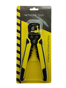 Стриппер клещи 3 в 1 для снятия изоляции и обжима клемм Патриот PT-INK03