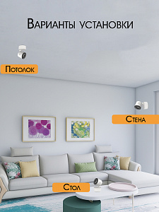 Видеоняня, камера видеонаблюдения беспроводная 2 Mp Орбита OT-VNI64 Белая