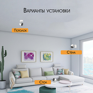 Видеоняня, камера видеонаблюдения беспроводная 2 Mp Орбита OT-VNI64 Белая