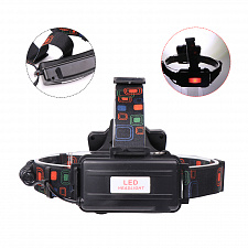 Патриот PT-FLG36 фонарь налобный (3L, аккум, 2*18650)